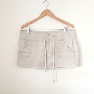 GUESS 100% LINEN SKIRT